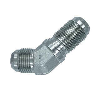 Male JIC x Male JIC Bulkhead 45° Elbow - HTX Fluid Power