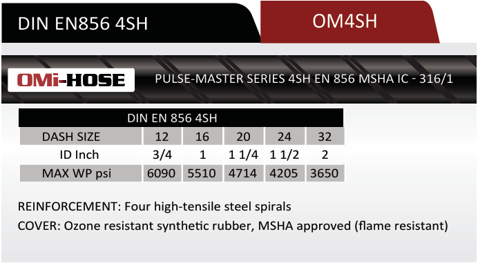 4SH Spiral Hydraulic Hose