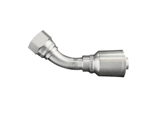 600 Series Fittings - Female JIC Swivel 45° Elbow - HTX Fluid Power