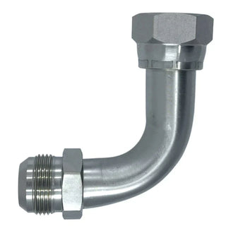 Male JIC x Female JIC Swivel Swept 90° Elbow - HTX Fluid Power