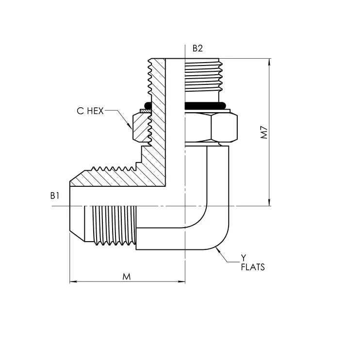 Stainless Steel SAE-ORB Adapters - HTX Fluid Power