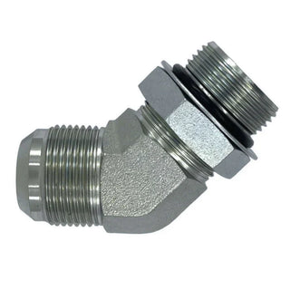 Male JIC x Male ADJ-ORB 45° Elbow - HTX Fluid Power