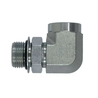 Male ADJ-ORB x Female NPT 90° Elbow - HTX Fluid Power