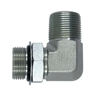 Male ADJ-ORB x Male NPT 90° Elbow - HTX Fluid Power