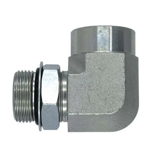 Male ADJ-ORB x Female ORB 90° Elbow - HTX Fluid Power