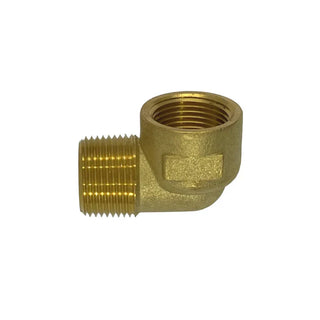 Brass Male NPT x Female NPT 90° Elbow - HTX Fluid Power