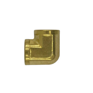 Brass Female NPT x Female NPT 90° Elbow - HTX Fluid Power