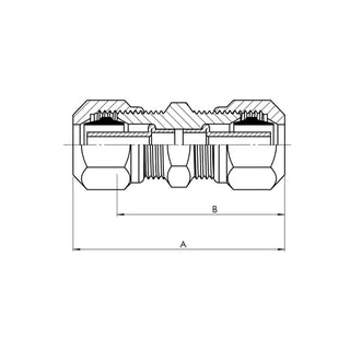 Brass D.O.T. Air Brake Compression x Compression - HTX Fluid Power