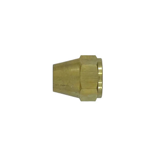 Brass SAE 45° Flare Short Nut - HTX Fluid Power