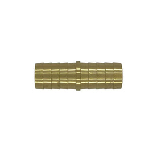 Brass Hose Barb x Hose Barb Splicer - HTX Fluid Power