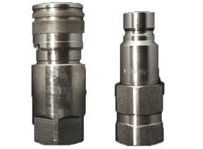 Flat Face High Pressure Stainless Steel Coupling (FF-HP-SS) - HTX Fluid Power