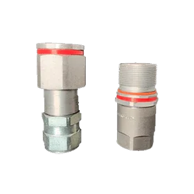 Flat Face Screw Type Color Safe Couplings (PVT4-CC) - HTX Fluid Power