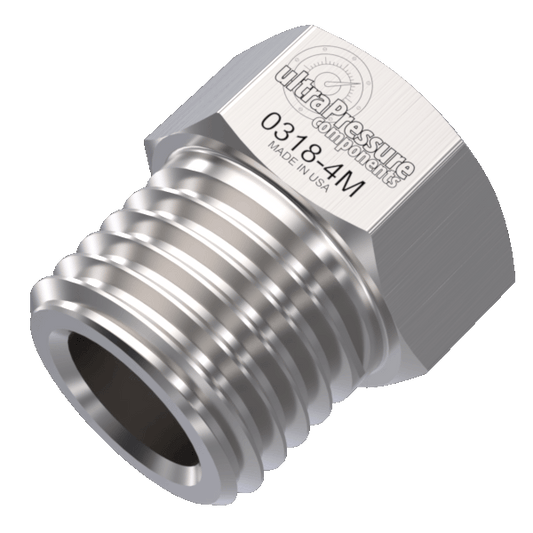1/4" MP Gland Nut, Stainless Steel - 20K psi