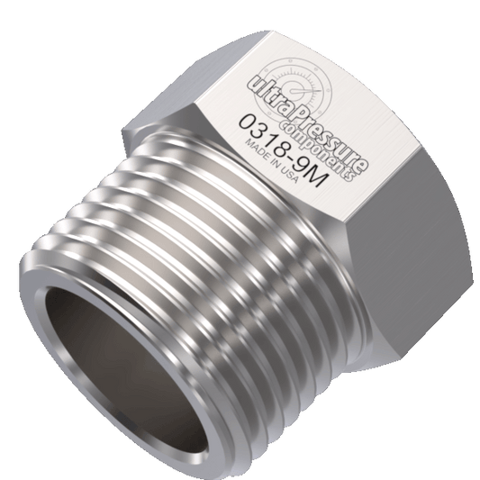 9/16" MP Gland Nut, Stainless Steel - 20K psi