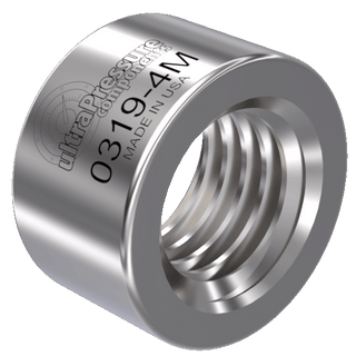 0319-4M | 1/4" MP Collar, Stainless Steel - 20K psi - HTX Fluid Power