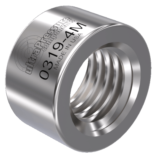 0319-4M | 1/4" MP Collar, Stainless Steel - 20K psi