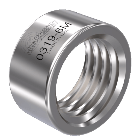 0319-6M | 3/8" MP Collar, Stainless Steel - 20K psi