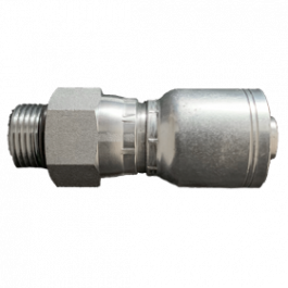 200-MBX-04-06-1P | 1/4" X 3/8" Male Boss swivel 1-2 Wire Hose