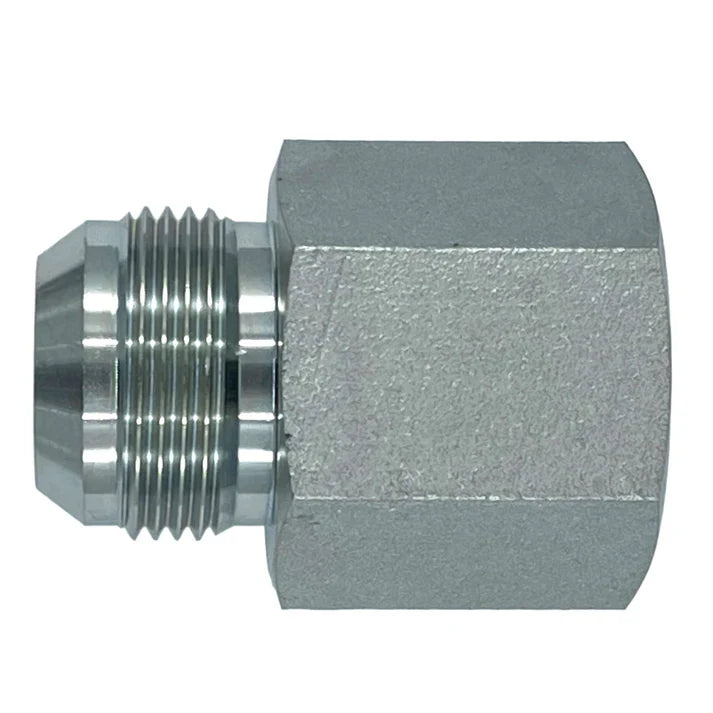 12 MJ - 12 FP Straight, Stainless Steel