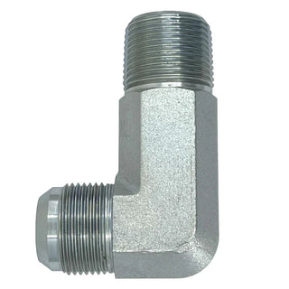 2501-L-04-04-FG | 04 MJ - 04 MP 90 Elbow-Long Forged, Carbon Steel - HTX Fluid Power