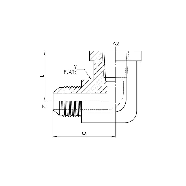 04 MJ - 06 FP 90° Elbow Forged, Carbon Steel