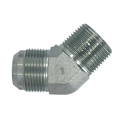SS-2503-10-08 | 10 MJ - 08 MP 45° Elbow, Stainless Steel