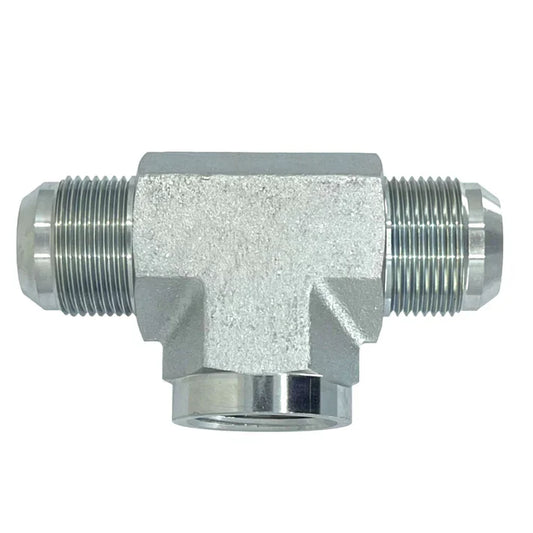 SS-2602-08-08-08 | 08 MJ - 08 MJ - 08 FP Tee, Stainless Steel