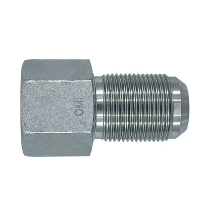 12 FP - 12 MJ Bulkhead Straight, Stainless Steel
