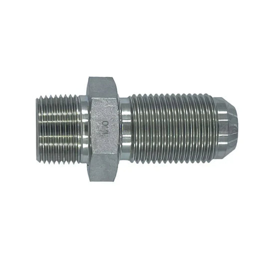 2706-04-06 | 04 MP - 06 MJ Bulkhead Straight, Carbon Steel