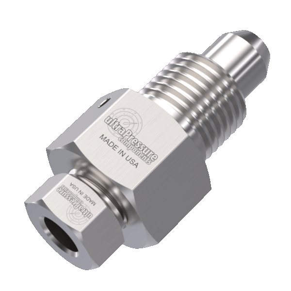 9/16" MP Female x 1" MP Male, Stainless Steel - 20K psi