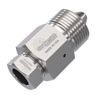 5406-16M6H | 1" MP Female x 3/8" HP Male, Stainless Steel - 20K psi - HTX Fluid Power