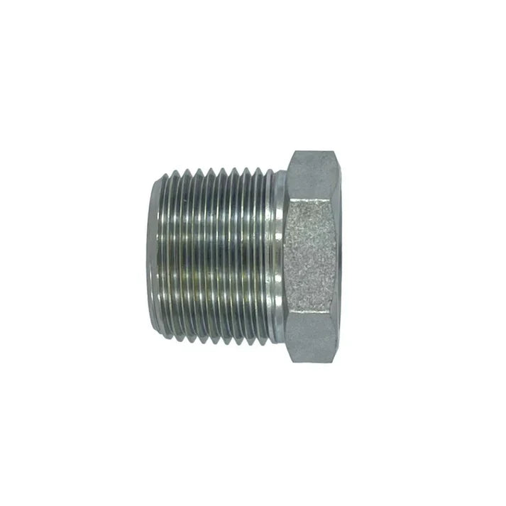 12 MP - 06 FP Straight Bushing, Stainless Steel