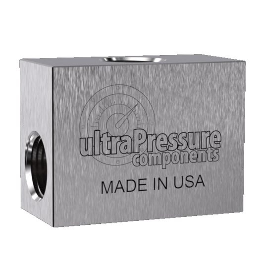 5504F-8N8N | 1/2" Female NPT x 1/2" Female NPT 90, Stainless Steel - 15K psi
