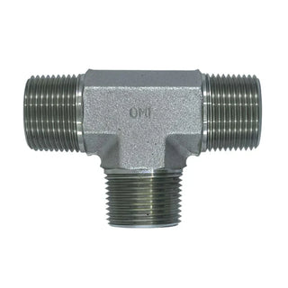 5600-12-12-12-FG | 12 MP - 12 MP - 12 MP Tee Forged, Carbon Steel - HTX Fluid Power