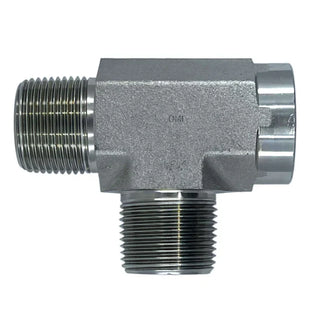 5603-24-24-24-FG | 24 MP - 24 FP - 24 MP Tee Forged, Carbon Steel - HTX Fluid Power