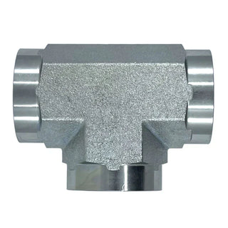 SS-5605-24-24-24 | 24 FP - 24 FP - 24 FP Tee, Stainless Steel - HTX Fluid Power