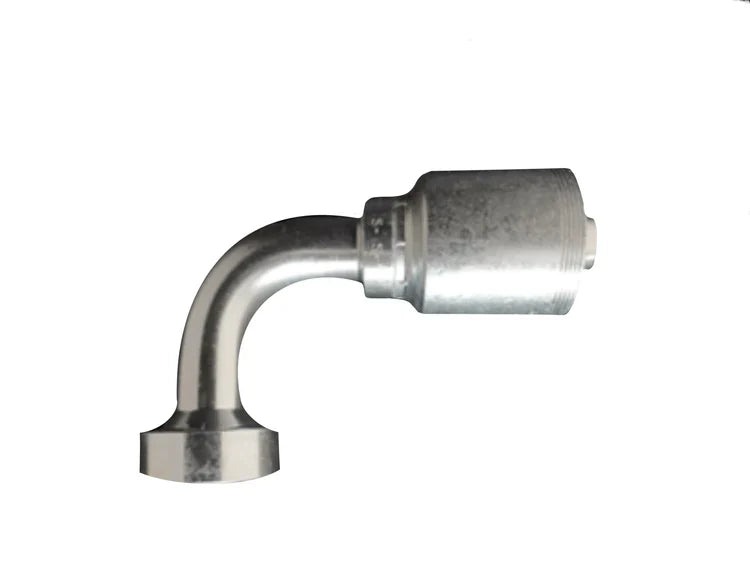 SPIRALFIT,90 DEGREE 6" DROP, 1" HOSE X 1" CAT FLANGE