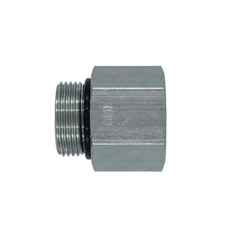 SS-6405-04-04 | 04 MORB - 04 FP Straight, Stainless Steel - HTX Fluid Power