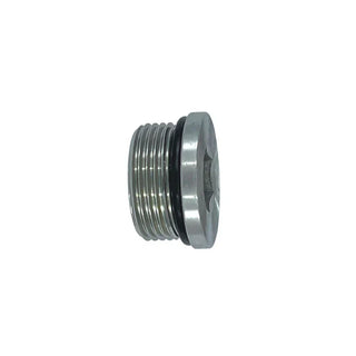 SS-6408-HHP-06 | 06 MORB Hollow Hex Plug, Stainless Steel - HTX Fluid Power