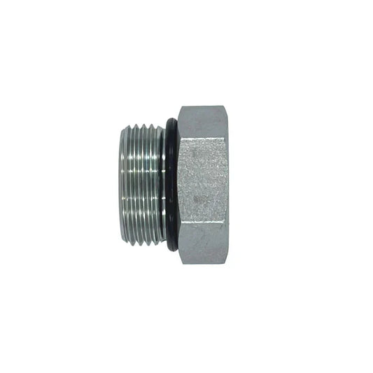 6408-14-O | 14 MORB External Hex Plug, Carbon Steel