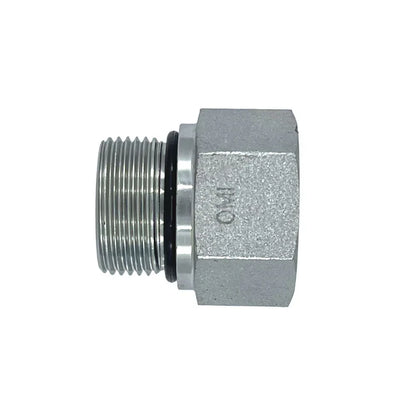 6410-12-04-O | 12 MORB - 04 FORB Straight, Carbon Steel