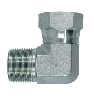 SS-6501-04-04 | 04 MP - 04 FJS 90 Elbow, Stainless Steel - HTX Fluid Power