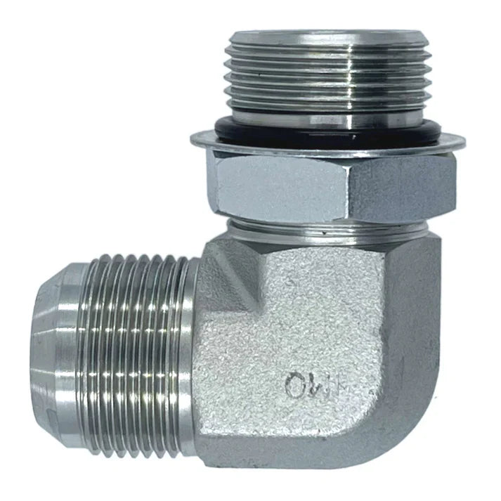 SS-6801-08-08 | 08 MJ - 08 MAORB 90° Elbow, Stainless Steel