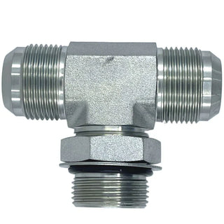 6803-02-02-02-NWO-FG | 02 MJ - 02 MJ - 02 MAORB Branch Tee Forged, Carbon Steel - HTX Fluid Power
