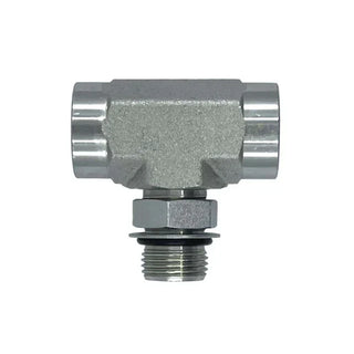6832-16-16-16-NWO-FG | 16 FORB - 16 FORB - 16 MAORB Tee Forged, Carbon Steel - HTX Fluid Power