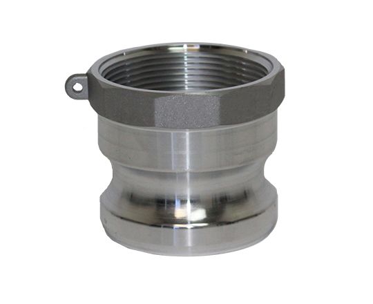 A-800-ALUMINUM | Part A - Adapter - 8" Male Adapter x 8" Female NPT, Aluminum