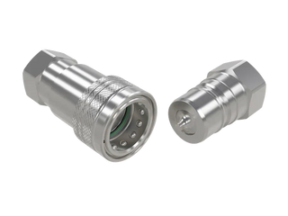 ANV-SS-04-04N-NPT | 1/4" Nipple with NPTF; 316 Stainless Steel - HTX Fluid Power