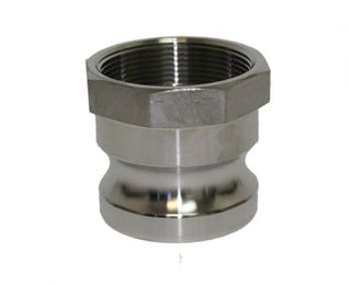 A-050-SS316 | Part A - Adapter - 1/2" Male Adapter x 1/2" Female NPT, 316SS - HTX Fluid Power