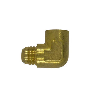 B-2502-04-02-FG | 04 MJ - 02 FP 90 Elbow Forged (Brass) - HTX Fluid Power