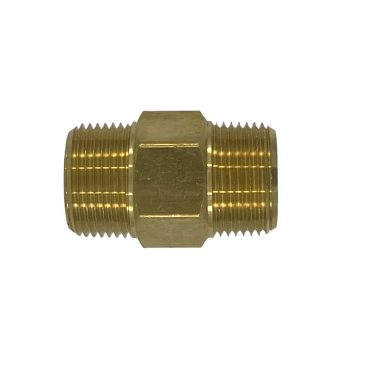 B-5404-06-06 | 06 MP - 06 MP Hex Straight (Brass)
